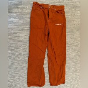 Maison Kitsuné Orange Jeans size 29